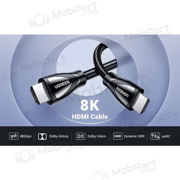 HDMI-kaabel Ugreen HD140 HDMI 2.1 2 m must