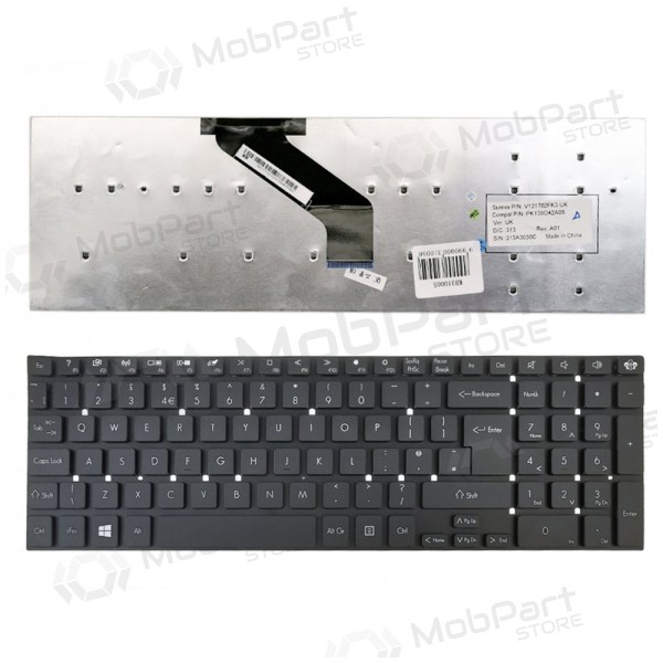 Packard Bell LG71, TG71, LV11, LV44, LS11, TS44 (UK) klaviatuur