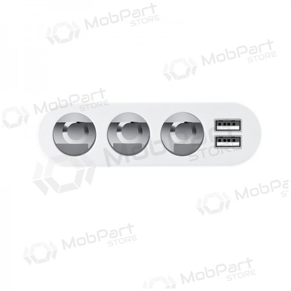 Autolaadija - šakotuvas Hoco Z13 2xUSB 3xconnector Autolaadija - šakotuvas Hoco Z13 2xUSB 3xconnector