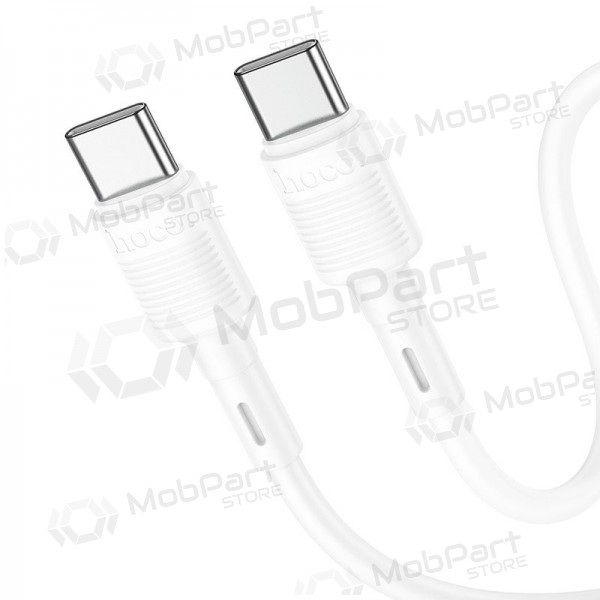 USB kaabel Hoco X83 60W Type-C to Type-C 1.0m valged