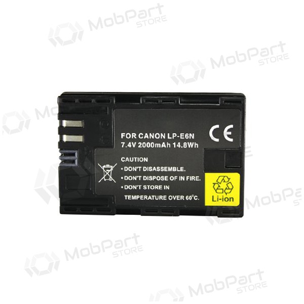 CANON LP-E6N 2500mAh foto patarei / aku CANON LP-E6N 2500mAh foto patarei / aku