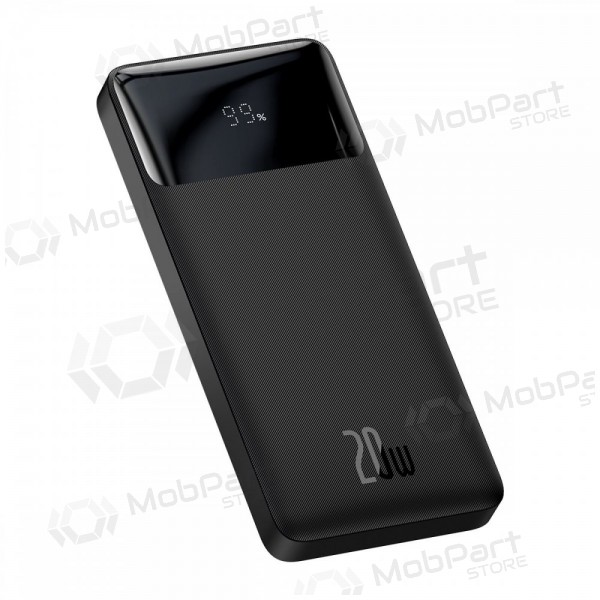 Väline patarei / aku Power Bank Baseus Bipow 20W 10000mAh + MicroUSB 0.25m must PPBD050301 Väline patarei / aku Power Bank Baseus Bipow 20W 10000mAh + MicroUSB 0.25m must PPBD050301