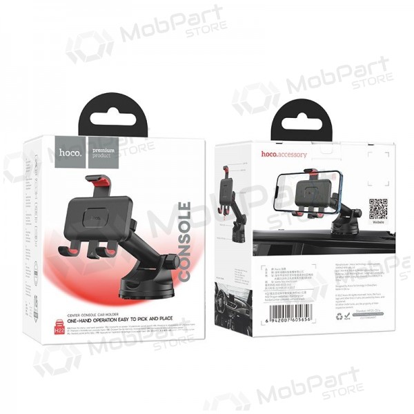 Auto telefonihoidja Hoco H22 mustad