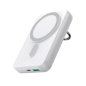 Väline patarei / aku Power Bank Joyroom JR-W050 20W Magnetic Wireless 10000mAh valge