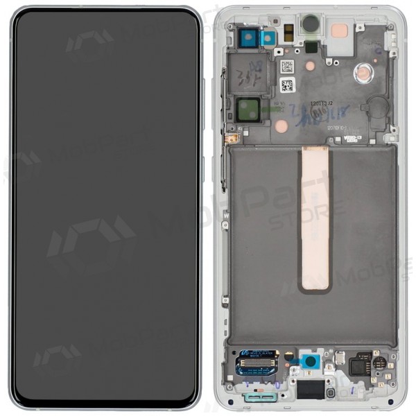 Samsung Galaxy S21 FE 5G ekraan (valged) (koos raamiga) (originaalne) Samsung Galaxy S21 FE 5G ekraan (valged) (koos raamiga) (originaalne)