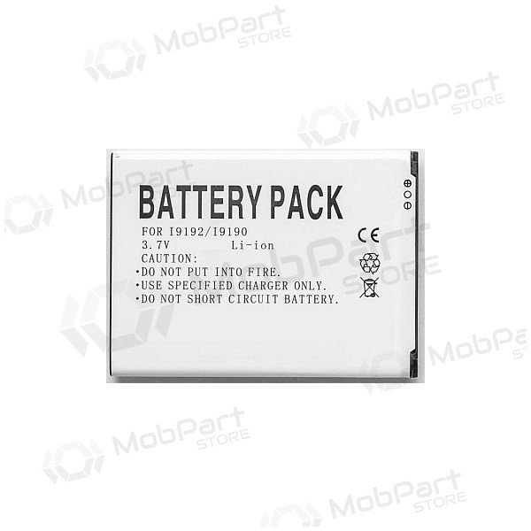 Samsung i9190 Galaxy S4 mini / i9192 S4 mini Duos / i9195 S4 mini (B500BE) patarei / aku (1900mAh)