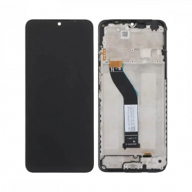 Ekranas Xiaomi Redmi 14C 4G/Poco C75 su lietimui jautriu stikliuku ja rėmeliu Black ORG