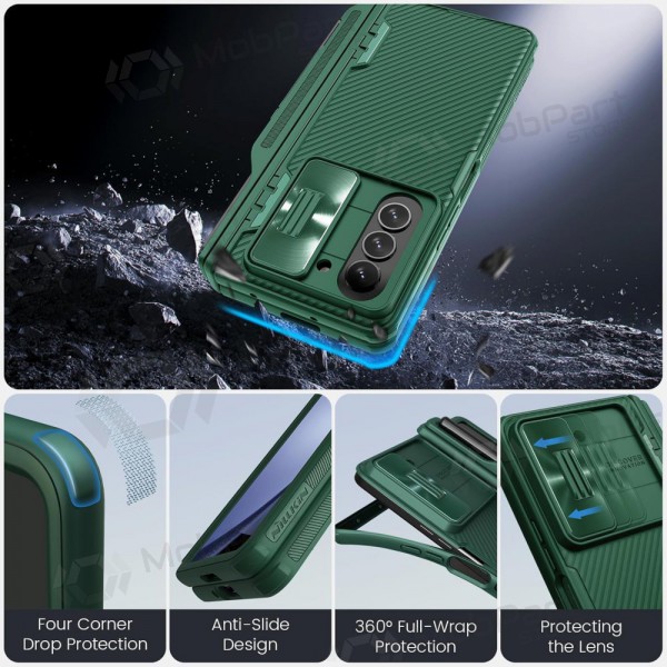 Samsung  Galaxy Z Fold4 ümbris „Nillkin CamShield Pro“ (roheline)