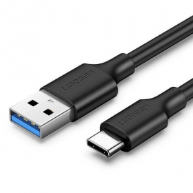 USB-C kaabel Ugreen US184 USB-A kuni USB-C 1 m USB 3.2 Gen1 3 A must