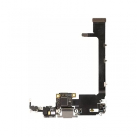 Apple iPhone 11 Pro Max laadimispesa ja mikrofoni liides (laadimisliides) (valge)