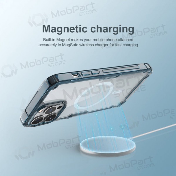 Apple iPhone 14 Plus ümbris „Nillkin Nature Magnetic“ (sinised) Apple iPhone 14 Plus ümbris „Nillkin Nature Magnetic“ (sinised)