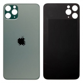 Apple iPhone 11 Pro Max patareipesade kaas (tagakaas) roheline (Midnight Green) (bigger hole for camera)