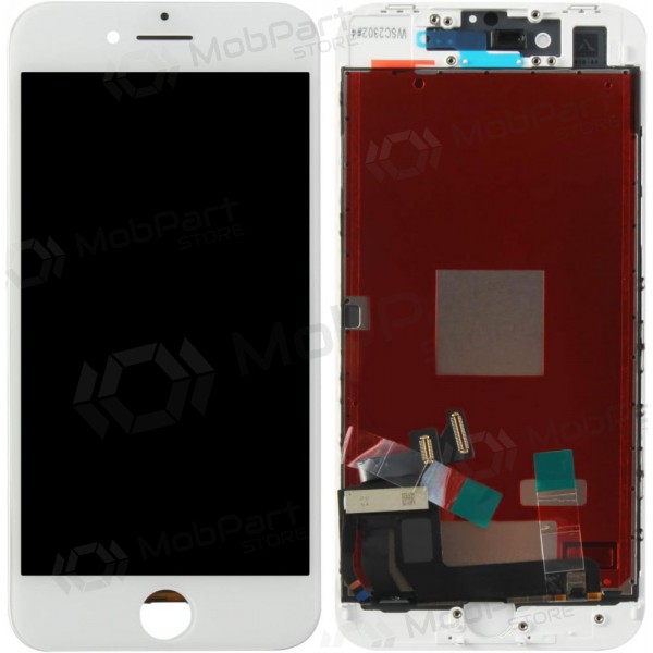 Apple iPhone 8 / SE 2020 / SE 2022 ekraan (valged) (kasutatud grade B, originaalne) Apple iPhone 8 / SE 2020 / SE 2022 ekraan (valged) (kasutatud grade B, originaalne)
