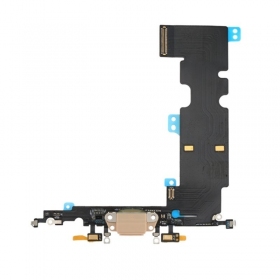 Apple iPhone 8 Plus laadimispesa ja mikrofoni liides (laadimisliides) (kuldne) (kasutatud, originaalne)