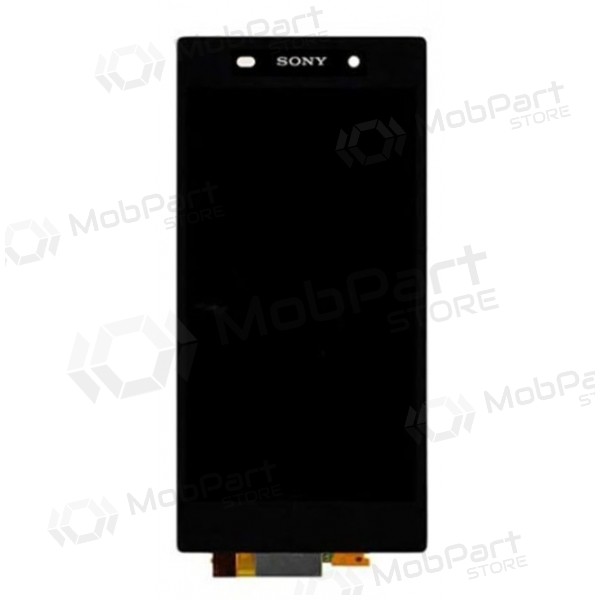 Sony Xperia Z1 L39h C6902 / Xperia Z1 C6903 / Z1 C6906 / Xperia Z1 C6943 ekraan (valged) (koos raamiga) (service pack) (originaalne)