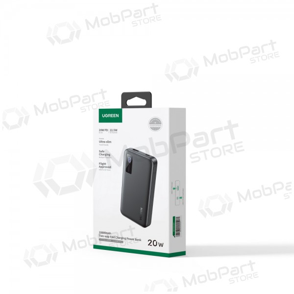Väline patarei / aku Power Bank Ugreen PB311 20W 10000mAh (25742) must Väline patarei / aku Power Bank Ugreen PB311 20W 10000mAh (25742) must