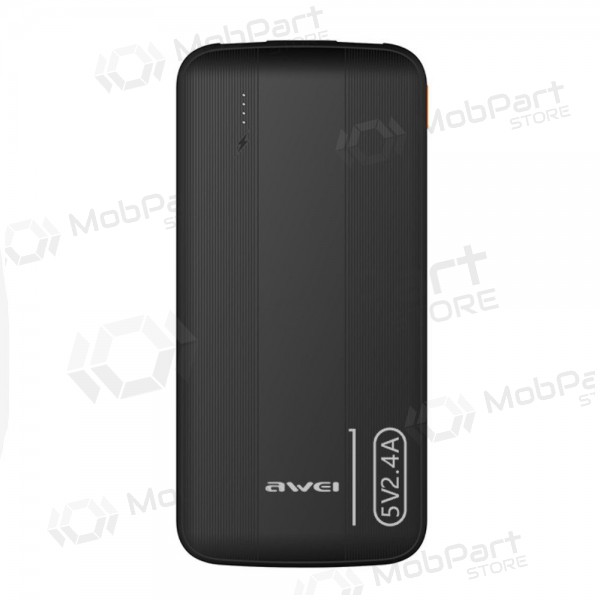 Väline patarei / aku Power Bank Awei P20K 5V/2.4A 10000mAh must