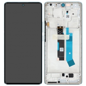 Xiaomi Redmi Note 14 Pro 4G ekraan (sinised) (koos raamiga) (originaalne)