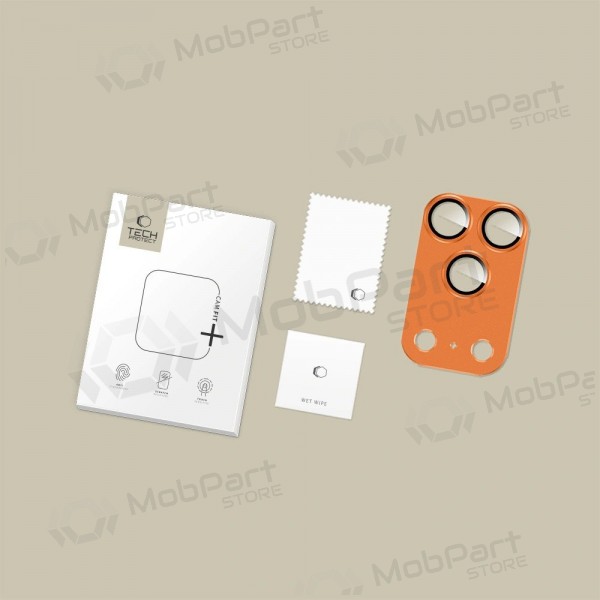 Apple iPhone 17 Pro Max kaamera kaitse - Tech-Protect CamFull Fit+ (Cosmic Orange)