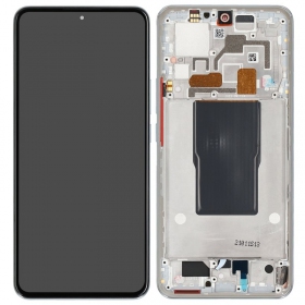 Xiaomi 12T / 12T Pro ekraan (hõbedased) (koos raamiga) (Premium)