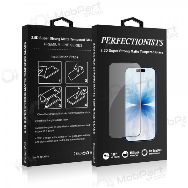 Apple iPhone 16 Pro kaitseklaas - Perfectionists 2.5D Super Strong Matte