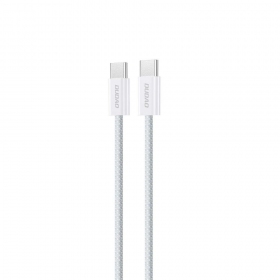 USB-C kaabel Dudao L6C USB-C kuni USB-C 1 m 60 W valge