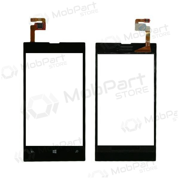 Nokia Lumia 520 / Lumia 525 / Lumia 526 puutetundlik klaas (mustad) (ilma raamita)