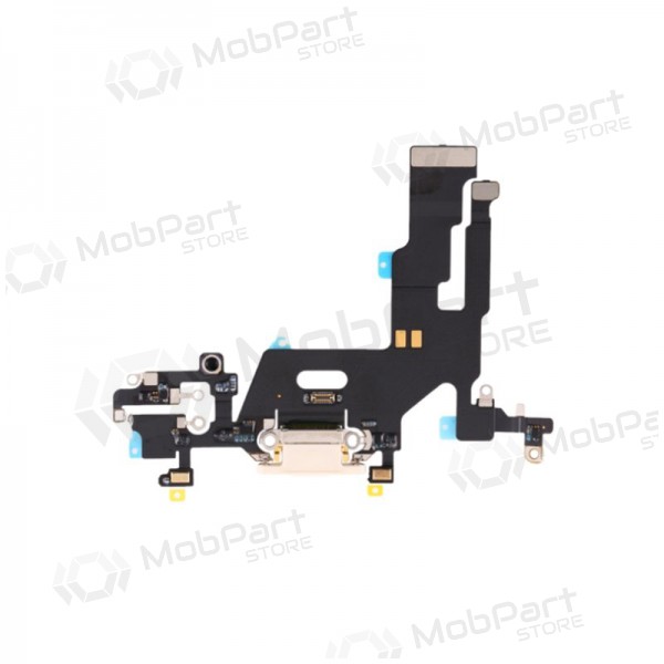 Apple iPhone 11 laadimispesa ja mikrofoni liides (laadimisliides) (valge)