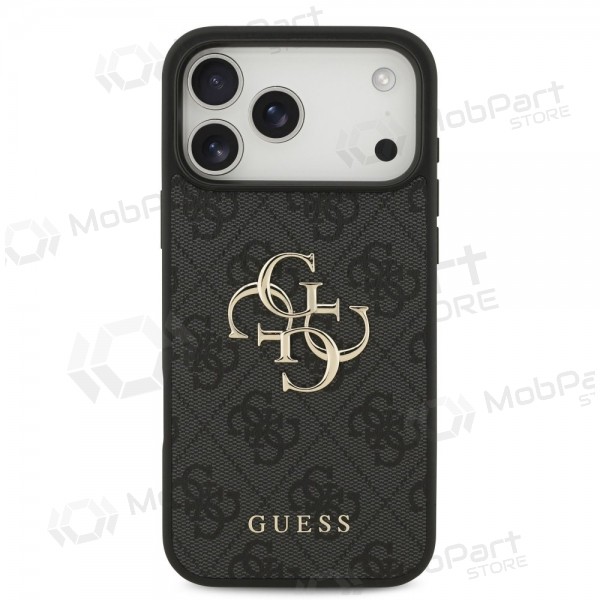 Apple iPhone 17 Pro Max ümbris - Guess PU 4G Metal Logo (hall)