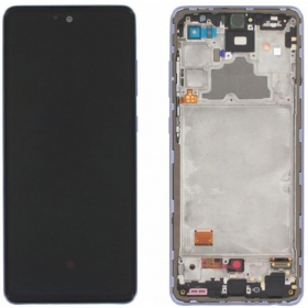 Samsung A725 A72 4G / A726 5G 2021 ekraan (lilla) (koos raamiga) (service pack) (originaalne)