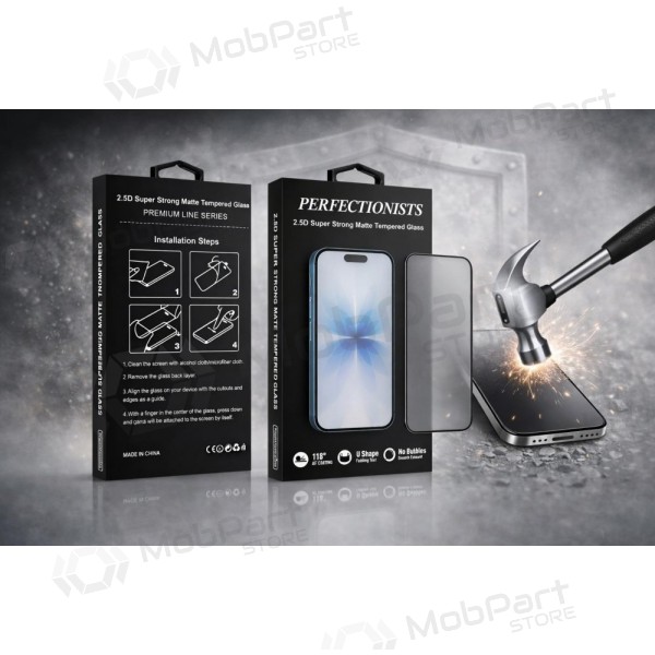 Apple iPhone 15 Pro Max kaitseklaas - Perfectionists 2.5D Super Strong Matte