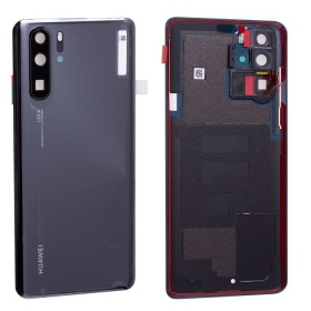 Huawei P30 Pro patareipesade kaas (tagakaas) (mustad) (kasutatud grade C, originaalne)