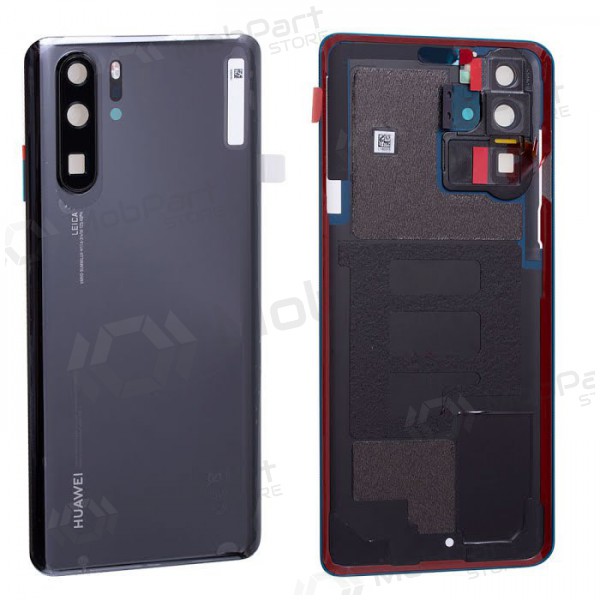 Huawei P30 Pro patareipesade kaas (tagakaas) (mustad) (kasutatud grade C, originaalne)