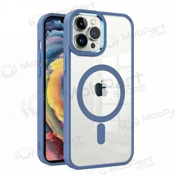 Apple iPhone 14 Plus ümbris - Premium Mag Cover (sinine)