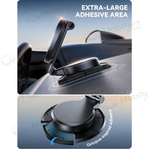 Automobilinis laikiklis-laadija Joyroom JR-ZS408 (dashboard) 15W mustad