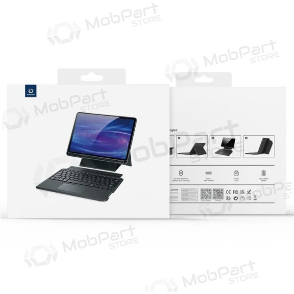 Apple iPad Pro 11 2024, 2025 ümbris klaviatuuriga - Dux Ducis DK (must)