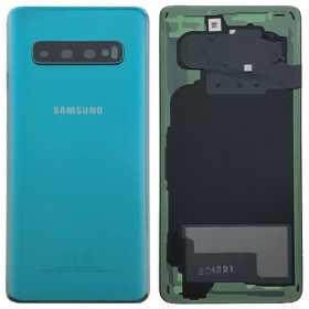 Samsung G973 Galaxy S10 patareipesade kaas (tagakaas) roheline (Prism Green) (kasutatud grade B, originaalne)