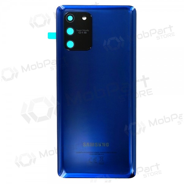 Samsung G770 Galaxy S10 Lite patareipesade kaas (tagakaas) sinised (Prism Blue) (service pack) (originaalne)
