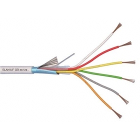 - ELAN tinnatud, varjestatud kaitsekaabel - 6x0.22