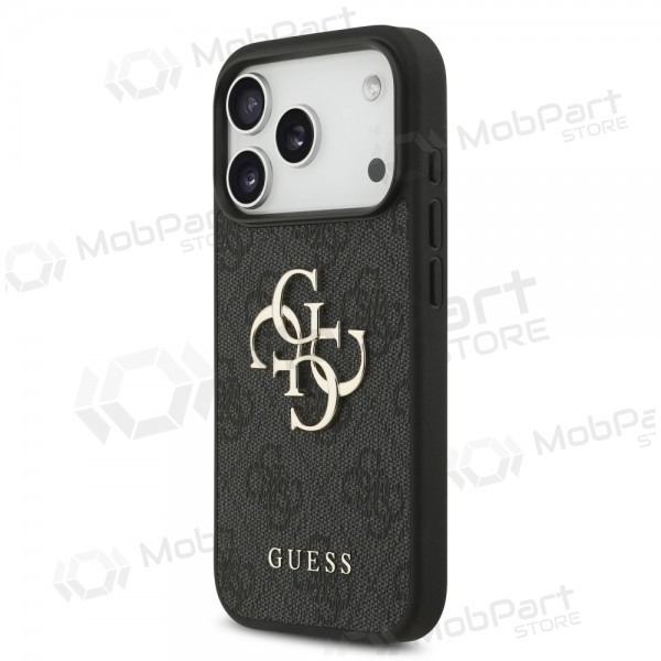 Apple iPhone 17 Pro ümbris - Guess PU 4G Metal Logo Strap (must)