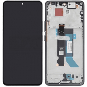 Xiaomi Poco X7 ekraan (mustad) (koos raamiga) (originaalne)