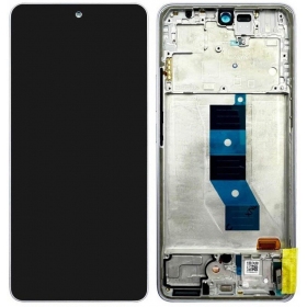 Xiaomi Redmi Note 14 5G ekraan (Lavender Purple) (koos raamiga) (originaalne)