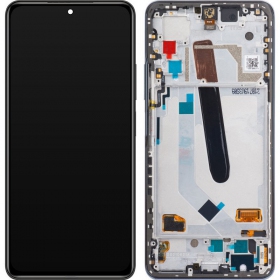 Xiaomi Mi 11i / Mi 11X / Mi 11X Pro ekraan (mustad) (koos raamiga) (service pack) (originaalne)