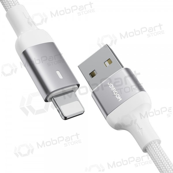 USB kaabel Joyroom S-UL012A10 USB to Lightning 2.4A 1.2m valged