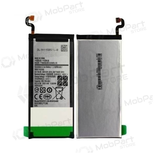 Samsung G935F Galaxy S7 Edge (EB-BG935ABE) patarei / aku (3600mAh) Samsung G935F Galaxy S7 Edge (EB-BG935ABE) patarei / aku (3600mAh)
