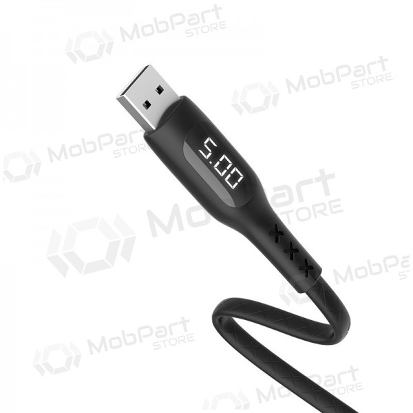 USB kaabel HOCO S6 lightning 1.2m mustad