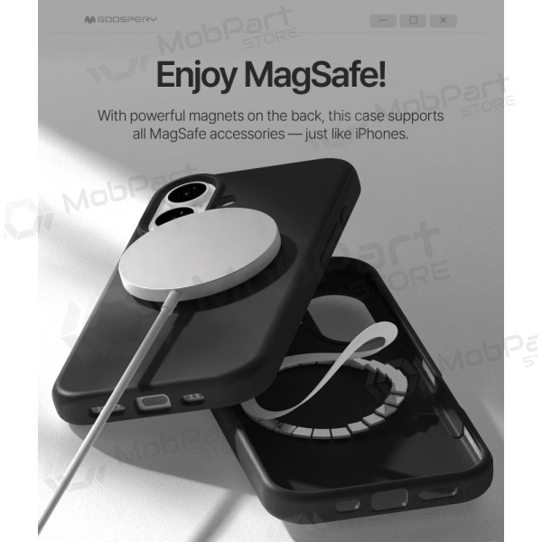 Ümbris Mercury Pure Magsafe Silicon Case Apple iPhone 17 punane