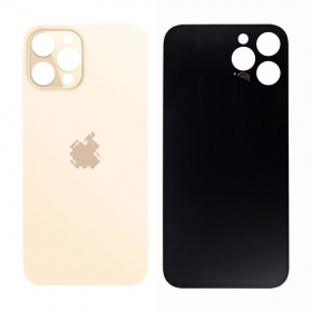 Apple iPhone 12 Pro patareipesade kaas (tagakaas) (kuldsed) (bigger hole for camera)