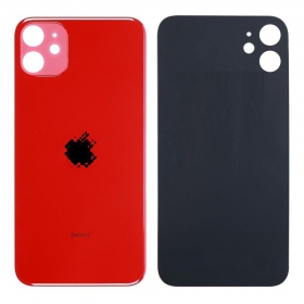 Apple iPhone 11 patareipesade kaas (tagakaas) (punane) (bigger hole for camera)