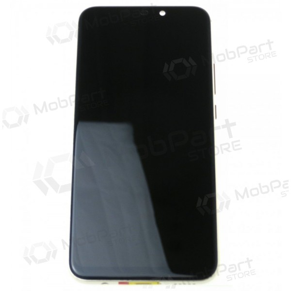 Huawei Mate 20 Lite ekraan (kuldsed) (koos raamiga ja patarei / aku) (service pack) (originaalne)